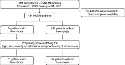 Thrombosis and antiphospholipid antibodies in Japanese COVID-19: based on propensity score matching